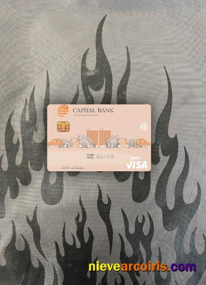 North Macedonia Capital Banka AD Skopje visa debit card photolook